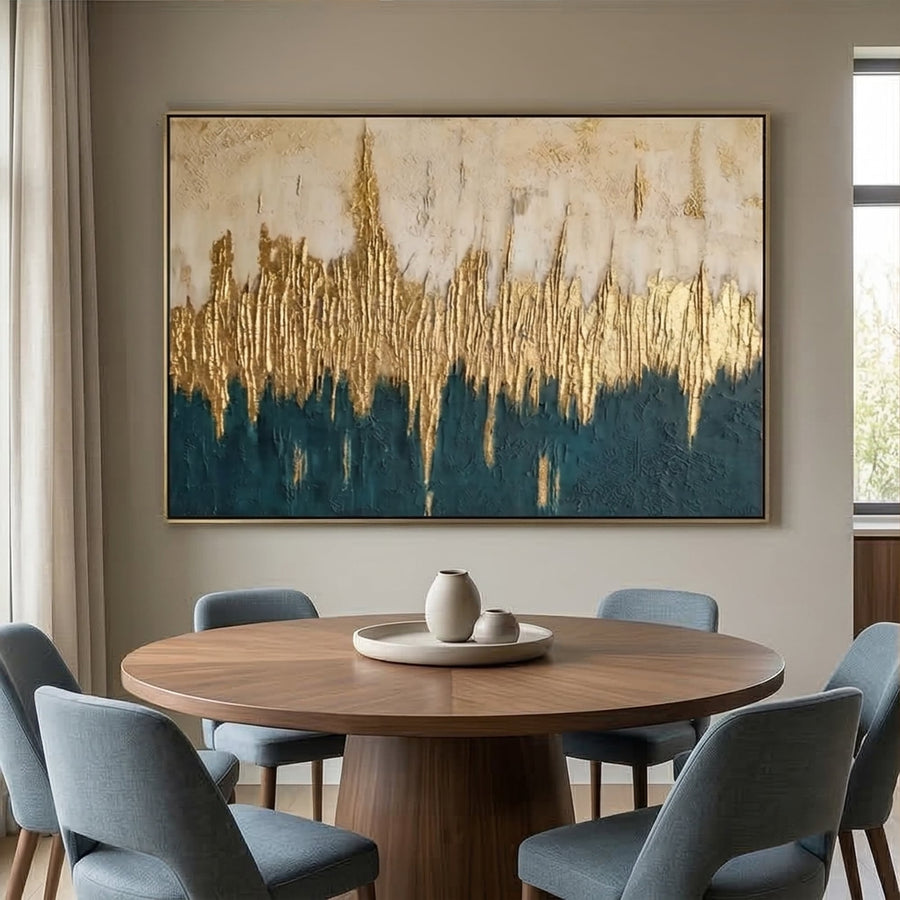 Contemporary Luxe Art | Gilded Resonance