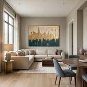 Contemporary Luxe Art | Gilded Resonance