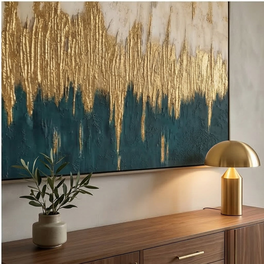 Contemporary Luxe Art | Gilded Resonance