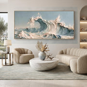 3D-Textured Art | Water surface with sea flowers