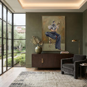 Contemporary Luxe Art | Lady Reading Book Contemporary Luxe Wall Art