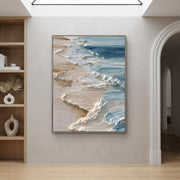 3D-Textured Art | Abstract Ocean Oil Painting