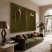 Contemporary Luxe Art | Horse & Figure Set