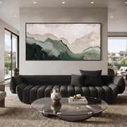 3D-Textured Art | Layered Mountain Wall Art