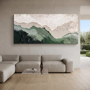 3D-Textured Art | Layered Mountain Wall Art
