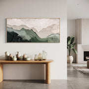 3D-Textured Art | Layered Mountain Wall Art