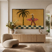 Bohemian Art | Vintage Surfer Man
