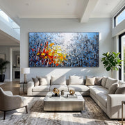 3D-Textured Art｜Autumn Birch Forest