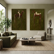 Contemporary Luxe Art | Horse & Figure Set