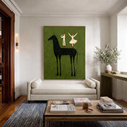 Vintage Americana Art | The dancing girl