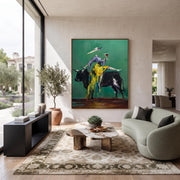POP Art | Velvet Toast of the Emerald Bull