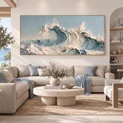 3D-Textured Art | Water surface with sea flowers
