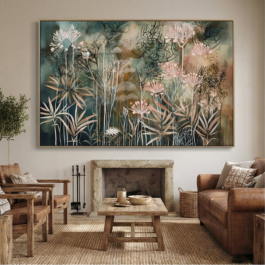 Bohemian Art | Botanical Library Serenity