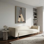 Contemporary Luxe Art | Fashion Woman with Round Bag