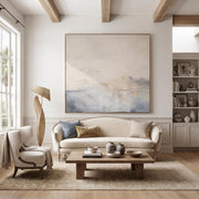 Abstract Art｜Square Hazy Abstract Seascape Wall Art