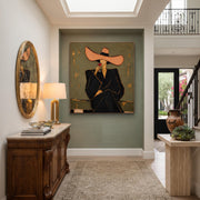 Contemporary Luxe Art | Elegant Woman With Wine