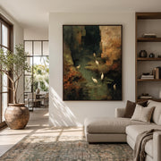 Impressionist Art | Wetland Egret