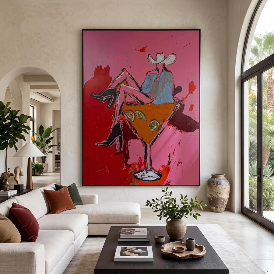 POP Art | Pink Cowgirl Cocktail