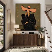 Contemporary Luxe Art | Elegant Woman With Wine