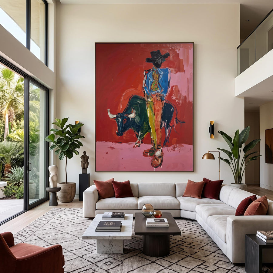 POP Art | Bullfighting Western Cowboy