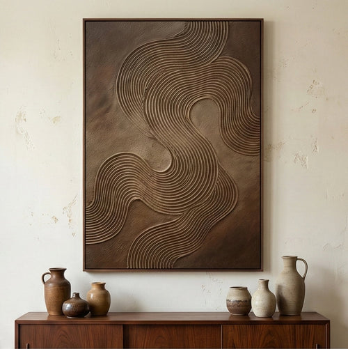 3D textured Art | Flowing Lines