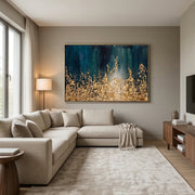 Contemporary Luxe Art | Golden Cascade
