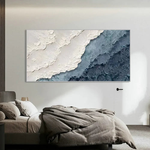 3D-Textured Art | Abstract Ocean Wall Art