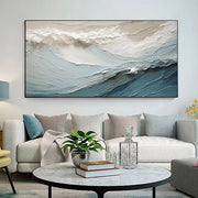 3D-Textured Art | Textured Ocean Wave Wall Art