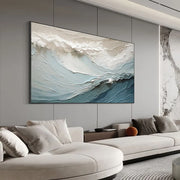 3D-Textured Art | Textured Ocean Wave Wall Art