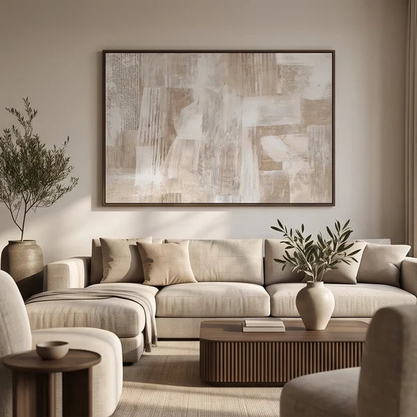 Minimalist Wall Art | Neutral Abstract Wall Art