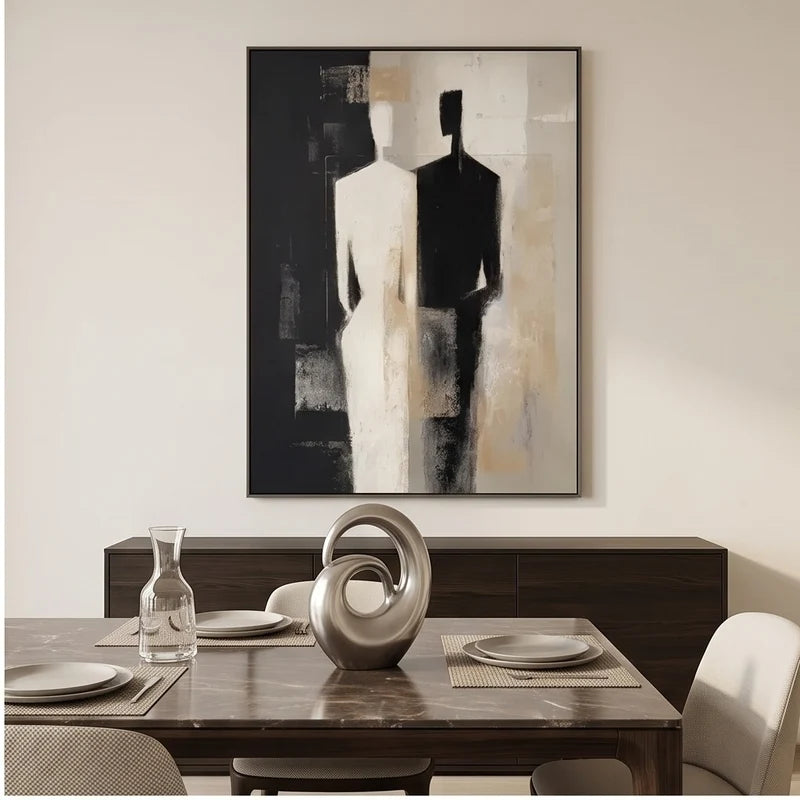 Abstract Art | Neutral Figurative Abstract Wall Art