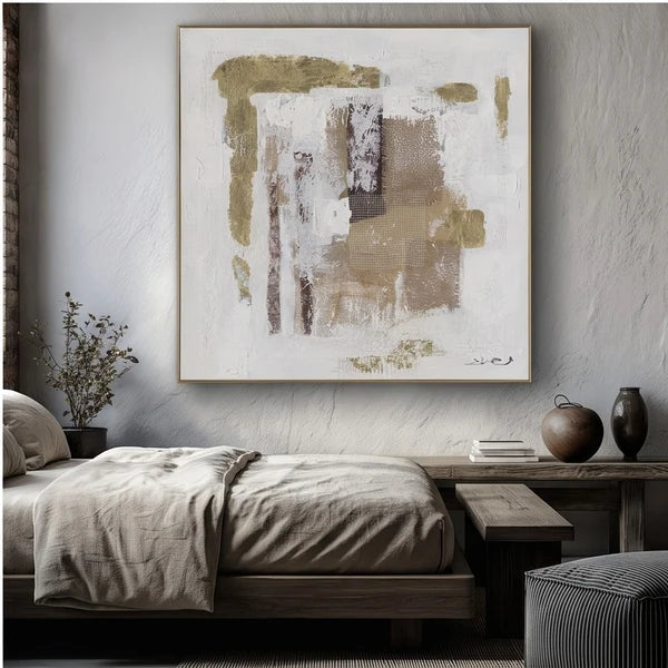 Wabi-Sabi Art | Pink Neutral Neutral Abstract Wall Art