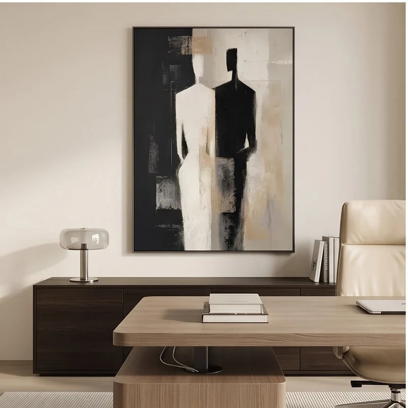 Abstract Art | Neutral Figurative Abstract Wall Art