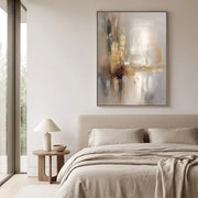 Minimalist Wall Art | Neutral Gold Abstract Wall Art