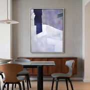 Minimalist Wall Art | Purple Geometric Abstract Wall Art