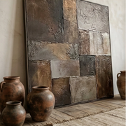 Wabi-Sabi Art | Burnished Earth Mosaic