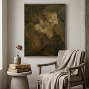 Wabi-Sabi Art | Golden Shadow Figure