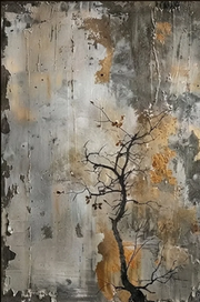 Wabi-Sabi Art | Weathered Quiet Bloom