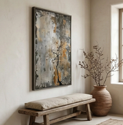 Wabi-Sabi Art | Weathered Quiet Bloom