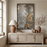 Wabi-Sabi Art | Weathered Quiet Bloom