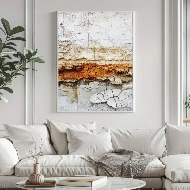 Wabi-Sabi Art | Weathered Block Collage