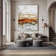Wabi-Sabi Art | Weathered Block Collage