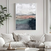 Wabi-Sabi Art | Muted Earthy Horizon