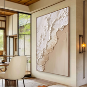 3D-Textured Art | Coastal Foam Relief