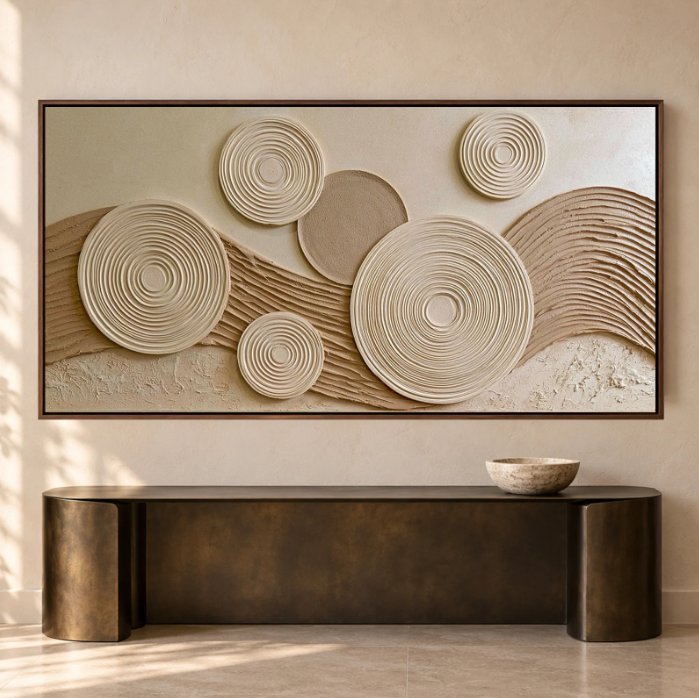 3D-Textured Art | Circles Of Harmony