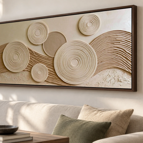 3D-Textured Art | Circles Of Harmony