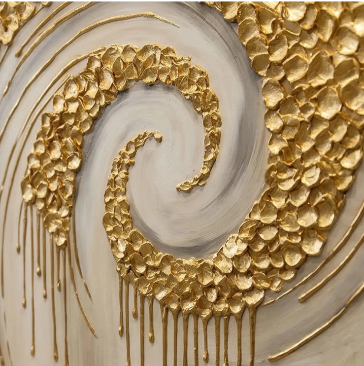 Abstract Art | Golden Spiral Veil