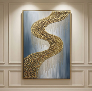 Abstract Art | Gilded River Curve