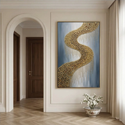 Abstract Art | Gilded River Curve