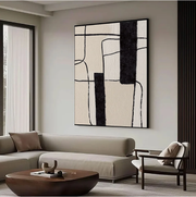Abstract Art | Minimal Black Grid